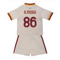 AS Roma Rodrigo Mora #86 Vieras Peliasu Lasten 2026-27 Lyhythihainen (+ Lyhyet housut)